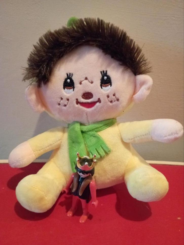 648) Monchichi pluche 8, Kinderen en Baby's, Speelgoed | Knuffels en Pluche, Zo goed als nieuw, Overige typen, Ophalen of Verzenden