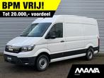 MAN TGE 3.140 L3H3 Automaat 140PK NIEUW MODEL Cruise control, Auto's, Stof, Zwart, 4 cilinders, Wit
