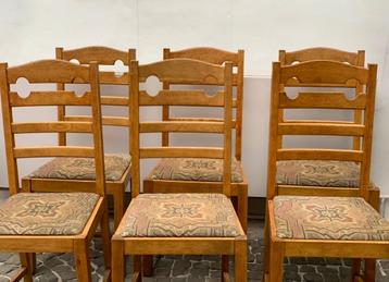 8 Eiken Houten Stoelen, Ophalen, Gebruikt, Hout, Vijf, Zes of meer stoelen