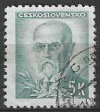 Tsjechoslowakije 1945/1947 - Yvert 413 - Tomas Masaryk  (ST), Postzegels en Munten, Postzegels | Europa | Overig, Verzenden, Overige landen