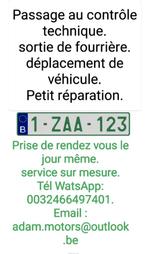Location Plaque Z. Contrôle technique. 0466497401, Autos : Divers