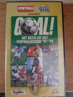 VHS Video Voetbal VTM Goal! Voetbalseizoen ´97-'98, Alle leeftijden, Tv-serie of Tv-programma, Ophalen, Nieuw in verpakking