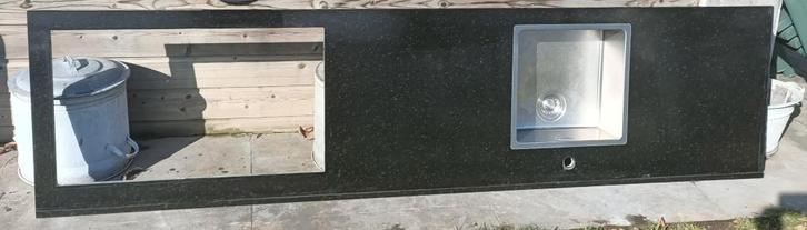 comptoir de cuisine en granit unité d'angle extérieure € 249, Jardin & Terrasse, Cuisines extérieures, Comme neuf, Électrique