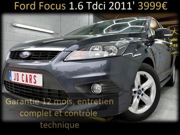 FORD FOCUS 1.6 TDCI 90 ‼️GARANTIE 1 AN CTOK‼️ beschikbaar voor biedingen