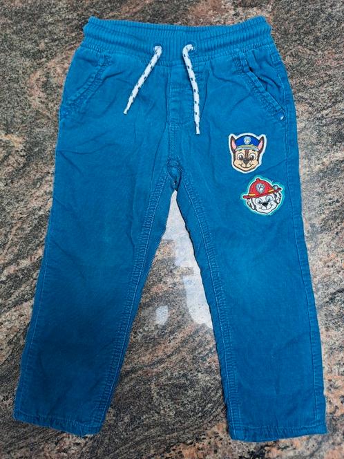 Pantalon en velours côtelé doublé bleu t 92 paw patrol, Enfants & Bébés, Vêtements enfant | Taille 92, Utilisé, Garçon, Pantalon
