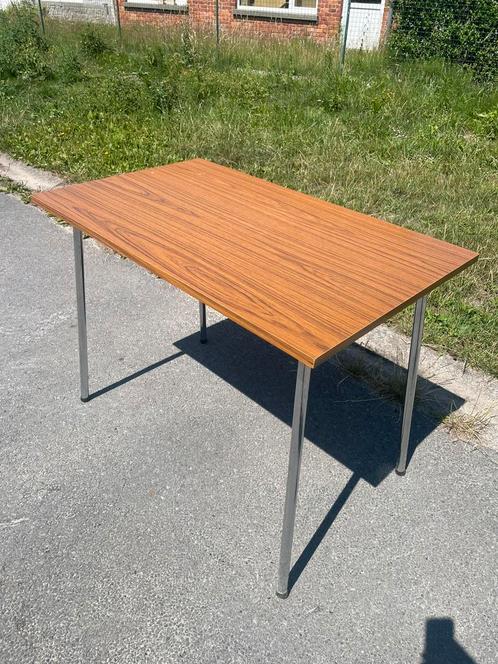 Tafel 60 cm x 100 cm, Huis en Inrichting, Tafels | Bijzettafels, Gebruikt, Rechthoekig, 60 cm of meer, 75 cm of meer, Ophalen