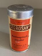 Vintage oud blik Sterosan Antiseptisch poeder, Ophalen of Verzenden, Gebruikt, Overige, Overige merken