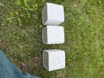 3 bloempotjes, Ophalen, Gebruikt, Vierkant, Binnen
