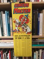 Circus Malter Gent Sint-Pietersplein affiche, Ophalen of Verzenden, Gebruikt