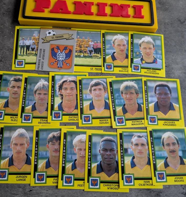 PANINI FOOTBALL 91 ST TRUIDEN 17 STICKERS 1991, Hobby en Vrije tijd, Stickers en Plaatjes, Nieuw, Verzenden