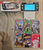 NINTENTO SWITCH MET 6 SPELLETJES IN NIEUW STAAT, Consoles de jeu & Jeux vidéo, Consoles de jeu | Nintendo Switch Lite, Comme neuf
