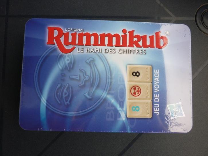 Jeu de voyage - Rummikub - Hasbro sous blister, Hobby en Vrije tijd, Gezelschapsspellen | Bordspellen, Nieuw, Een of twee spelers