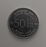 50 frank Belgisch Congo Zilver, Zilver, Ophalen of Verzenden, Losse munt, Zilver