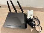 Router netgear + wifi répétiteur comme neuf, Computers en Software, Routers en Modems, Zo goed als nieuw