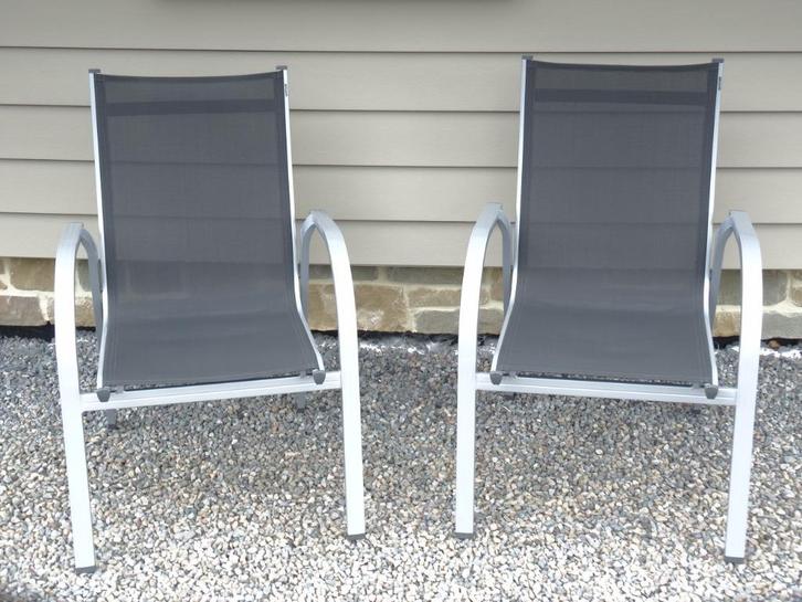 Fauteuils de jardin Kettler empilables, Tuin en Terras, Tuinmeubel-accessoires, Zo goed als nieuw, Ophalen