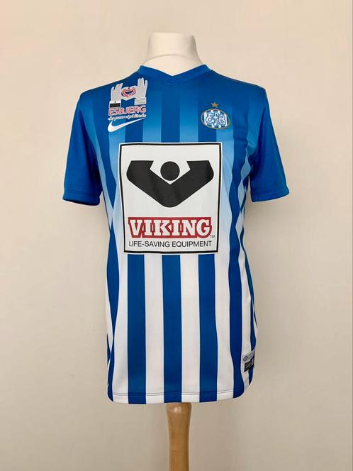 Esbjerg fB 2016-2017 Home Johnson Denmark football shirt, Sports & Fitness, Football, Utilisé, Maillot, Taille M