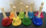 8 clochettes "do ré mi fa sol la si do", Muziek en Instrumenten, Ophalen, Zo goed als nieuw, Melodische percussie
