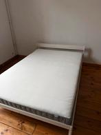 Bedframe & matras 140x200, Huis en Inrichting, Slaapkamer | Bedden, Ophalen, Tweepersoons, 140 cm, Zo goed als nieuw