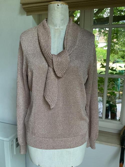 Trui van luxemerk Manoush , maat 42, Kleding | Dames, Truien en Vesten, Maat 38/40 (M), Beige, Ophalen of Verzenden