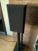 Revel M22 met Revel statieven in kersen fineer, Gebruikt, 60 tot 120 watt, Front, Rear of Stereo speakers, Ophalen