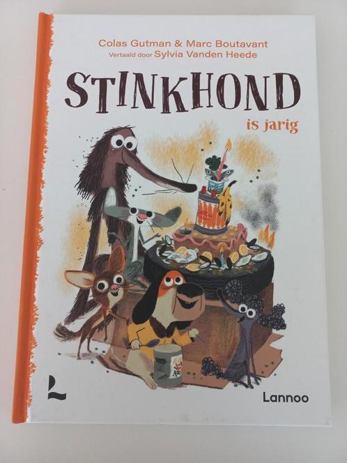 Colas Gutman - Stinkhond is jarig, Boeken, Kinderboeken | Jeugd | onder 10 jaar, Zo goed als nieuw, Ophalen