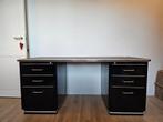 Bureau design Müller – acier noir – 17580 cm, Maison & Meubles, Bureaux, Enlèvement, Comme neuf, Bureau