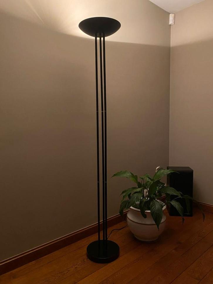 Lampadaire noir, Maison & Meubles, Lampes | Lampadaires, Utilisé, 150 à 200 cm, Métal, Enlèvement