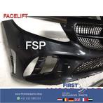 W205 Facelift AMG Voorbumper + diamond gril 2019 Mercedes C, Utilisé, -, Avant, -