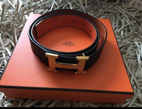 2 riemen + 3 Hermes-gespen (authentiek), nieuwstaat, Kleding | Heren, Riemen en Ceintuurs, Zo goed als nieuw, Losse buckle of gesp