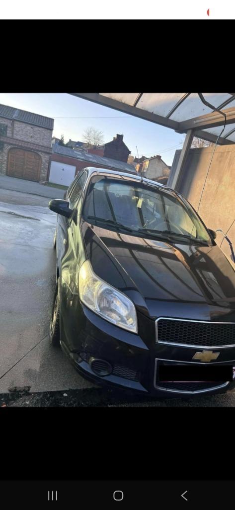 A vendre voiture chevrolet, Auto's, Chevrolet, Particulier, Aveo, Benzine, Euro 4, Ophalen