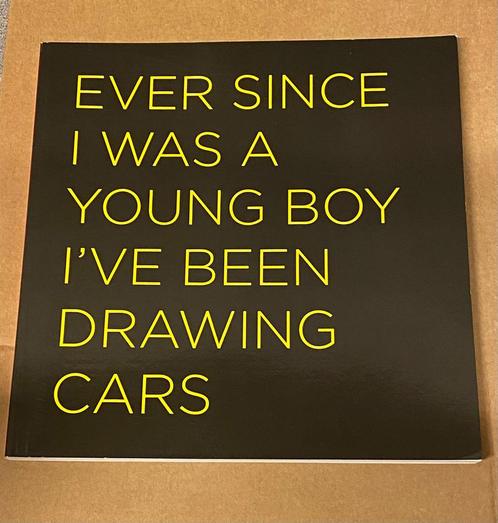 Ever since I was a young boy I’ve been drawing cars, Boeken, Auto's | Boeken, Ophalen of Verzenden