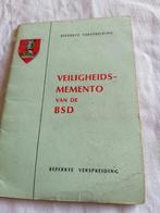 Mémento de sécurité BSD, Enlèvement ou Envoi, Armée de terre, Livre ou Revue