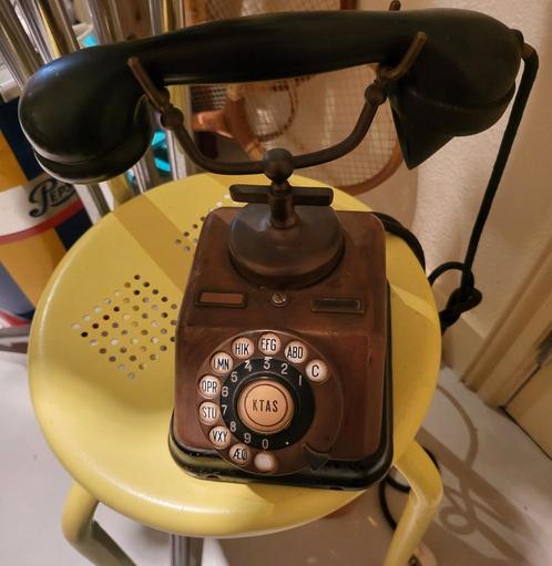 Antieke koperen telefoon, Antiek en Kunst, Antiek | Kantoor en Zakelijk, Ophalen of Verzenden