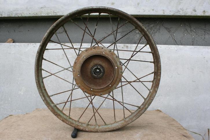 19" Moto Sarolea FN Gillet DKW NSU Moto wielen, Motoren, Onderdelen | Oldtimers, Gebruikt, Ophalen of Verzenden