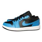 Nike Air Jordan 1 Low Laser Blue Black - 40 - 553558-410, Nike Jordan, Nieuw, Sneakers, Verzenden