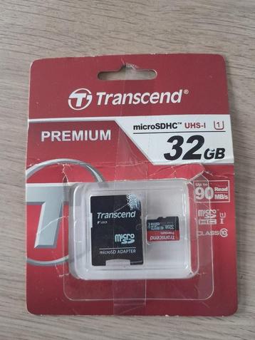 Transcend sd kaart 32gb beschikbaar voor biedingen