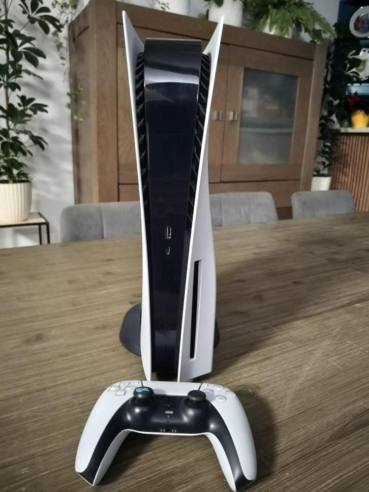 PS5 Disc Edition + 4TB SSD inbegrepen, Games en Spelcomputers, Spelcomputers | Sony PlayStation 5, Zo goed als nieuw, Playstation 5