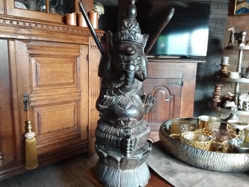 Mooi oosters houtsnijwerk Ganesha, Antiek en Kunst, Kunst | Niet-Westerse kunst, Ophalen of Verzenden