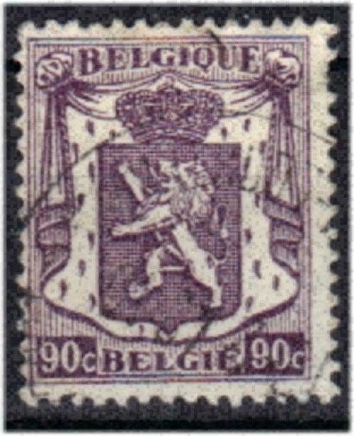 Belgie 1945 - Yvert/OBP 714 - Klein staatswapen - 90c. (ST), Postzegels en Munten, Postzegels | Europa | België, Gestempeld, Gestempeld