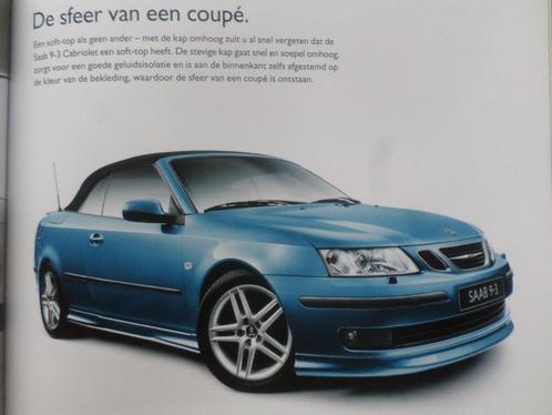 Brochure de la Saab 9³ 93 Cabrio 2007, Livres, Autos | Brochures & Magazines, Enlèvement ou Envoi