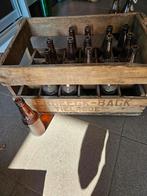 Houten krat tielrode met verschillende flesjes Thielrode, Verzamelen, Biermerken, Ophalen, Gebruikt, Flesje(s)