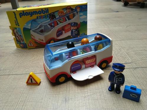 Playmobil Autobus met chauffeur en 3 passagiers, Kinderen en Baby's, Speelgoed | Playmobil, Zo goed als nieuw, Complete set, Ophalen of Verzenden