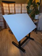 Verstelbare tekentafel (Nestler Techgraph) met tekenkop, Doe-het-zelf en Bouw, Ophalen, Gebruikt, Minder dan 130 cm