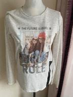 Blouse met print en pailletten IOO (maat S/M), Kleding | Dames, Ophalen of Verzenden