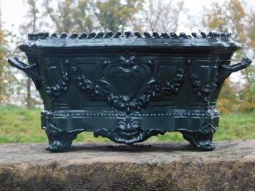 Plantenbak Art Nouveau - 55 cm - Alu - Donkergroen beschikbaar voor biedingen