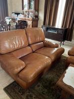 Zetels complete zithoek, Huis en Inrichting, Ophalen, Gebruikt, Leer