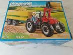 70131 Playmobil tractor met aanhangwagen, Kinderen en Baby's, Speelgoed | Playmobil, Ophalen of Verzenden, Zo goed als nieuw, Complete set