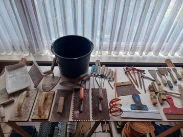 Set gereedschap metsers, stukadoor of voegers - 40 stuks beschikbaar voor biedingen