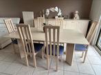 Eetkamer, barkast, tv meubel en salontafel, Huis en Inrichting, Ophalen, Gebruikt, 200 cm of meer, Tijdloos