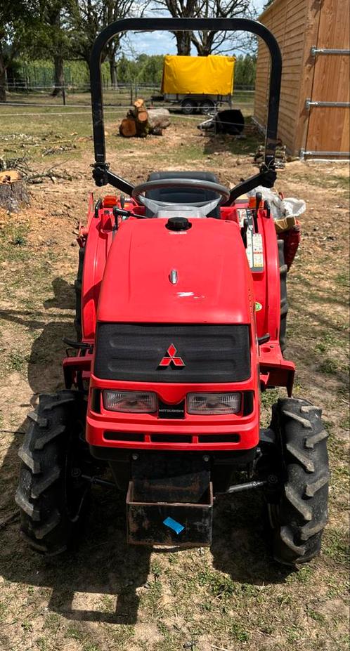 Mini tractor Mitsubishi MMT15 met frees, Zakelijke goederen, Landbouw | Tractoren, Overige merken, tot 80 Pk, Gebruikt, Ophalen